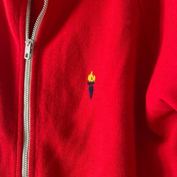 Size Med vintage knit Olympic track jacket - Picture 2 of 5